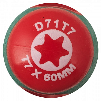 Отвертка стержневая TORX® ANTI-SLIP GRIP, T7x60, Jonnesway - фото 2