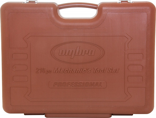 Фото 2 товара Набор инструмента универсальный 1/4", 3/8", 1/2"DR, 216 предметов, Ombra