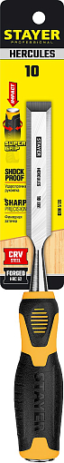 Фото 6 товара Стамеска STAYER 10 мм, с двухкомпонентной ручкой, 18205-10_z01
