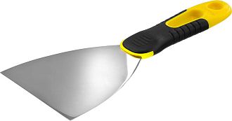 Шпатель STAYER 100 мм, нержавеющее полотно, двухкомпонентная рукоятка, 10045-10 - фото 1