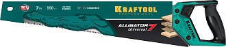 Ножовка универсальная Alligator Universal 7 15004-55 KRAFTOOL 7 TPI, 550 мм - фото 3