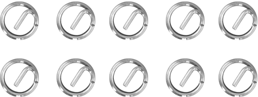 Фото 0 товара Набор вставок резьбовых M10x1.25, 10 предметов, THORVIK