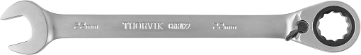 Фото 0 товара Ключ гаечный комбинированный трещоточный с реверсом, 22 мм, THORVIK