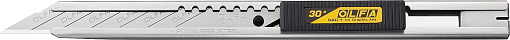 Фото 1 товара OLFA 9 мм, сегментированное лезвие, автоматический фиксатор, Нож для графических работ OL-SAC-1