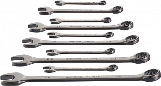 Набор ключей гаечных комбинированных в сумке, 8-24 мм, 10 предметов, Ombra - фото 2