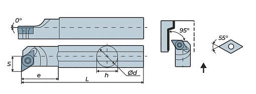 Фото 1 товара S16Q-SDUCR07 державка расточная Deskar