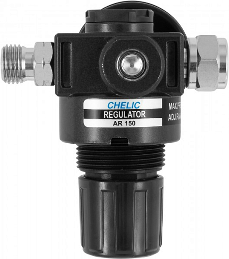 Фото 3 товара Регулятор воздуха с манометром для "Краскопульта" системы HVLP, Jonnesway