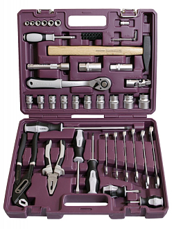 Набор инструмента универсальный 1/4", 1/2"DR, 56 предметов, THORVIK - фото 2