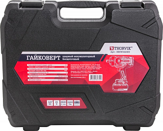 Гайковерт ударный аккумуляторный бесщёточный 3/4"DR, 21В, 2400 Нм, THORVIK - фото 5