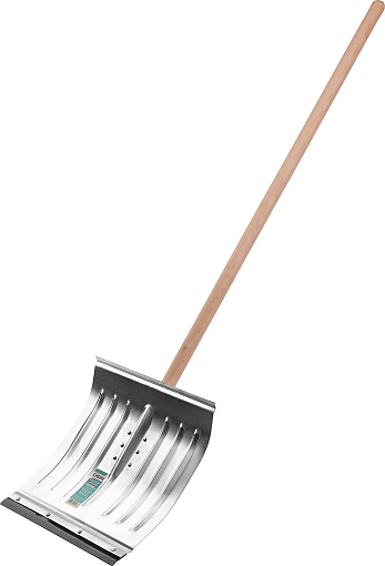 Фото 1 товара Лопата снеговая СИБИН 421857 428x350 мм, алюминиевая, толщина алюминия 1,5 мм