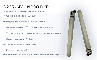 Набор резцов токарных 20х20 мм с пластинами по металлу (нержавейка+сталь) DESKAR 2.0 - фото 3