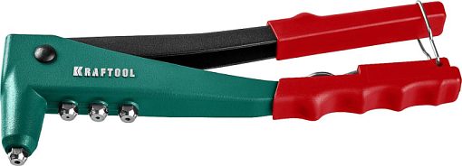 Фото 0 товара Заклепочник 31170_z01 KRAFTOOL заклепки 2.4-4.8 мм - алюминий и сталь, 2.4-4.0 - нерж. сталь, литой корпус