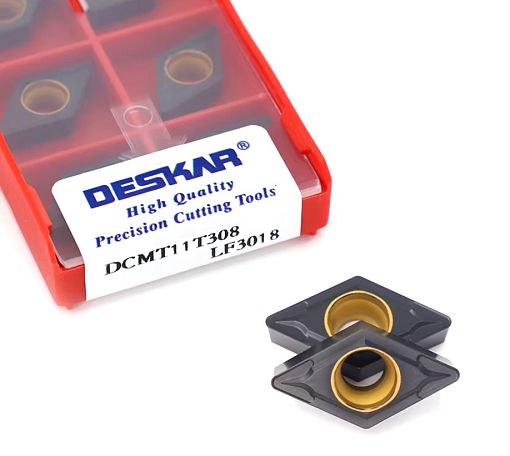 Фото 1 товара DCMT11T308 LF3018 токарная пластина Deskar