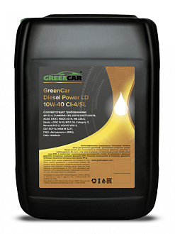 GreenCar Diesel Power LD 10W-40 CI-4/SL - фото 1