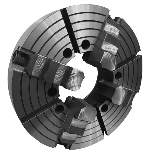 Фото 0 товара Патрон токарный 4-х кулачковый ручной с увеличенным проходным отверстием ПT4H-630.270/15 БЗСП