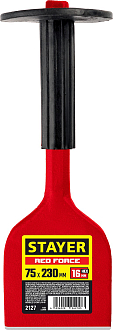 Зубило-конопатка с протектором Red Force STAYER 75х230 мм, 2127 - фото 4