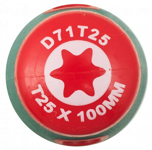 Фото 1 товара Отвертка стержневая TORX® ANTI-SLIP GRIP, T25х100, Jonnesway