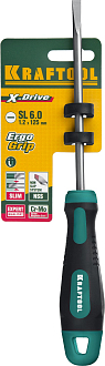 Отвертка SL6.5х125 мм, слесарная, Kraftool - фото 3