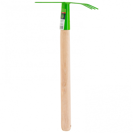 Фото 1 товара Мотыжка комбинированная, 75 х 380 мм, стальная, деревянная рукоятка, Агроном, Россия, Сибртех