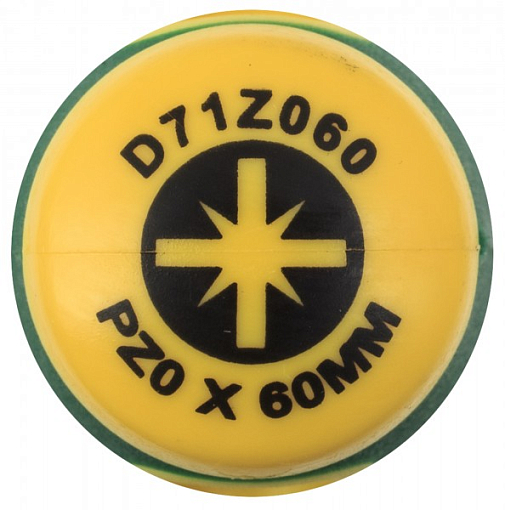 Фото 1 товара Отвертка стержневая POZIDRIV® ANTI-SLIP GRIP, PZ0x60, Jonnesway
