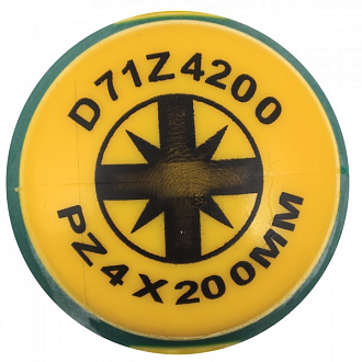 Отвертка стержневая POZIDRIV® ANTI-SLIP GRIP, PZ4x200, Jonnesway - фото 2