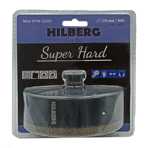 Фото 0 товара Коронка алмазная 120 мм Hilberg Super Hard M14
