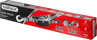 Лебедка ручная рычажная MIRAX 43130-1.5 1,5 т, 1,8 м - фото 4