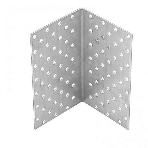 Фото 1 товара Крепежный уголок равносторонний 2 мм, KUR 80 x 80 x 140 мм Россия Сибртех