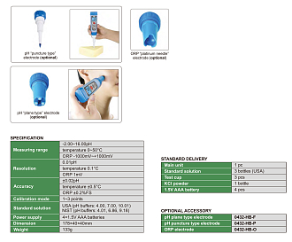 Тестер кислотности, INSIZE - фото 2