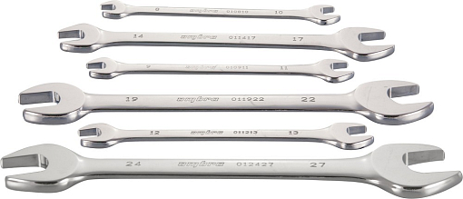 Фото 1 товара Набор ключей гаечных рожковых в сумке, 8-27 мм, 6 предметов, Ombra