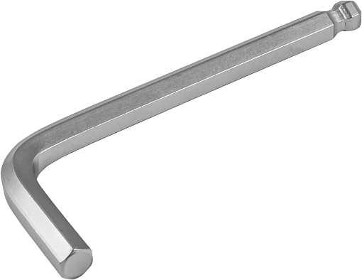 Фото 0 товара Ключ торцевой шестигранный короткий с шаром, H8, THORVIK