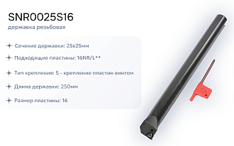 Набор резцов токарных 25х25 мм с пластинами по металлу (сталь) DESKAR 1.0 - фото 5