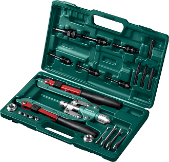 Складной заклепочник 3-в-1, в кейсе, 31182_z01 KRAFTOOL заклепки вытяжные, резьбовые (М4-М12, d=3.2-6.4 мм), штифты М4-М8 - фото 5