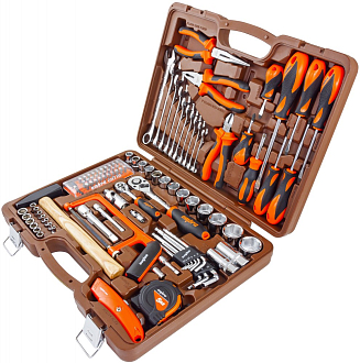 Набор инструмента универсальный 1/4", 1/2"DR, 101 предмет, Ombra - фото 2