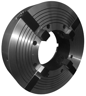 Патрон токарный 4-х кулачковый комбинированный для обработки труб ППT4H-720.340M левый БЗСП - фото 1