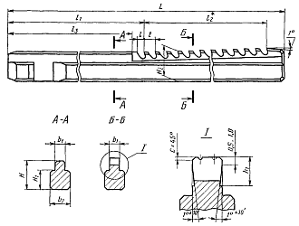 Протяжка шпоночная 8 D10 2405-1278 Sekira - фото 3
