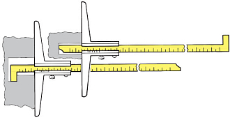Штангенглубиномер с крюком 200 мм - фото 2