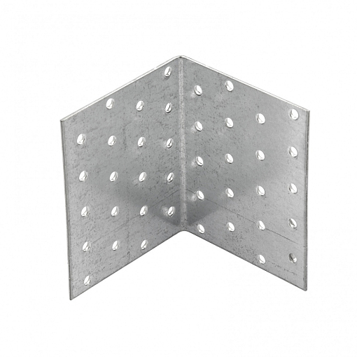 Фото 1 товара Крепежный уголок равносторонний 2 мм, KUR 80 х 80 х 100 мм Россия Сибртех