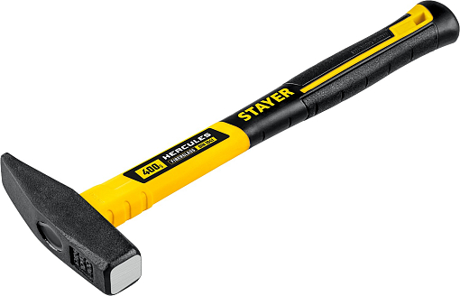 Фото 3 товара Молоток слесарный STAYER 400 г, с фиберглассовой рукояткой, 20050-04_z02