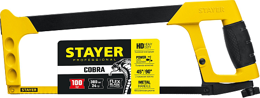 Фото 3 товара Ножовка по металлу Cobra STAYER 300 мм, 100 кгс, 2-15791_z02