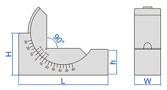 Призма с регулируеммы углом наклона, INSIZE - фото 2