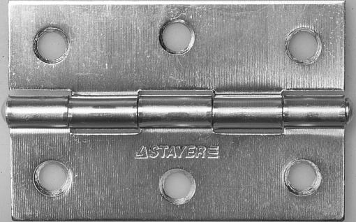 Фото 0 товара Петля универсальная STAYER 75 x 50 x 1.6 мм, 1 шт., цвет белый цинк, 37611-75-1 Master