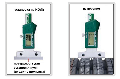 Фото 1 товара Штангенглубиномер ШГЦ-25, 0.01мм/0.0005", INSIZE
