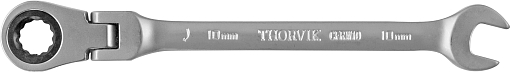 Фото 0 товара Ключ гаечный комбинированный трещоточный карданный, 10 мм, THORVIK