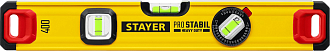 Уровень строительный фрезерованный STAYER 400 мм, 3 глазка,точность 0.5 мм/м, PRO STABIL 3471-040_z02 - фото 8