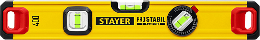 Фото 7 товара Уровень строительный фрезерованный STAYER 400 мм, 3 глазка,точность 0.5 мм/м, PRO STABIL 3471-040_z02