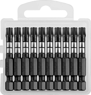 Биты TORX Impact Pro, KRAFTOOL ,26195-30-50-S10TX30, 50 мм, 10 шт. - фото 1