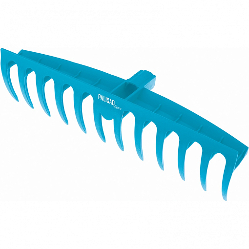 Фото 0 товара Грабли пластиковые, 400 мм, 12 плоских зубьев, усиленные, Luxe Palisad
