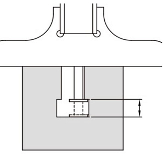 Наконечник для штангенглубиномера дисковый 1.0мм (для канавок в гл отв), INSIZE - фото 3