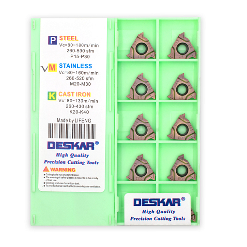 Фото 3 товара 16ERM 2.5 ISO LF6118 резьбовая пластина Deskar